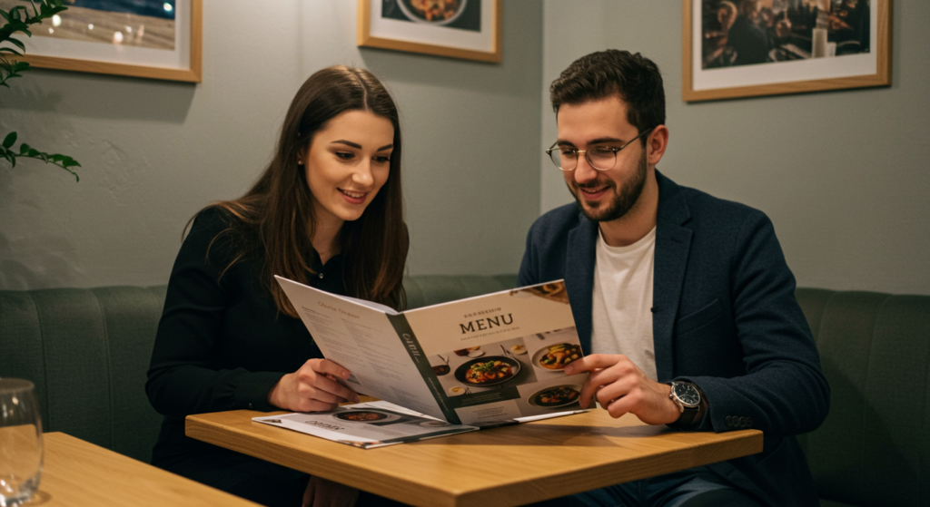 Les secrets d'une carte de restaurant équilibrée et attrayante