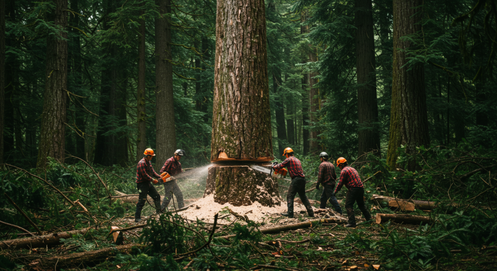 L'abattage d'arbre : méthodes et conseils pour le faire en toute sécurité